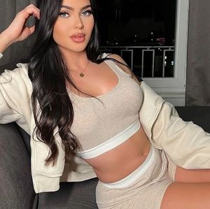 PJ's sports bra and boxer briefs set